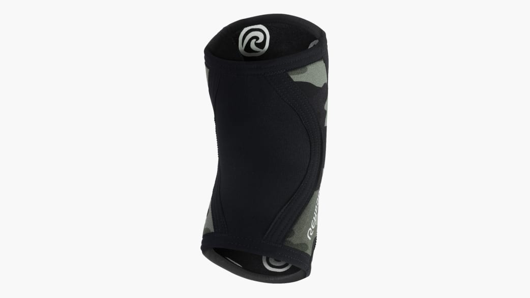 Rehband Rx Elbow Sleeve - 5mm - Black/Camo | Rogue Fitness